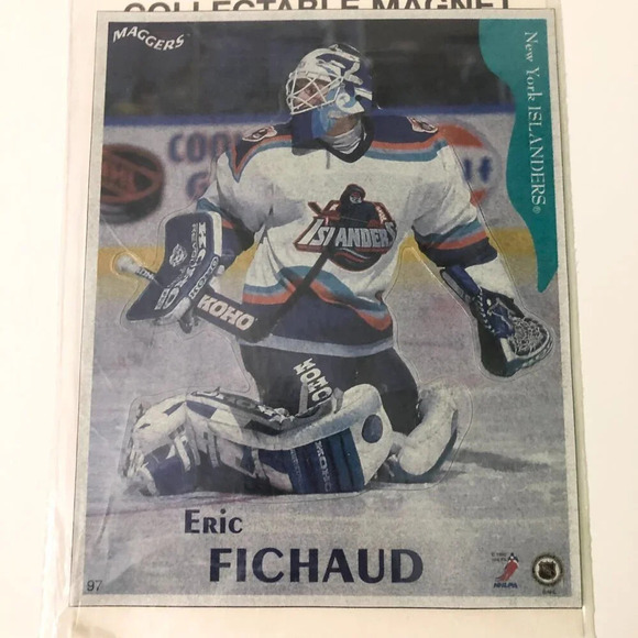 Lot  of 4 Collectable Hockey Magnets Mario Lemiuex Alex Mogilny Eric Fichaud - Picture 13 of 16